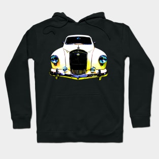 Wolseley 15/50 1950s British classic car high contrast Hoodie